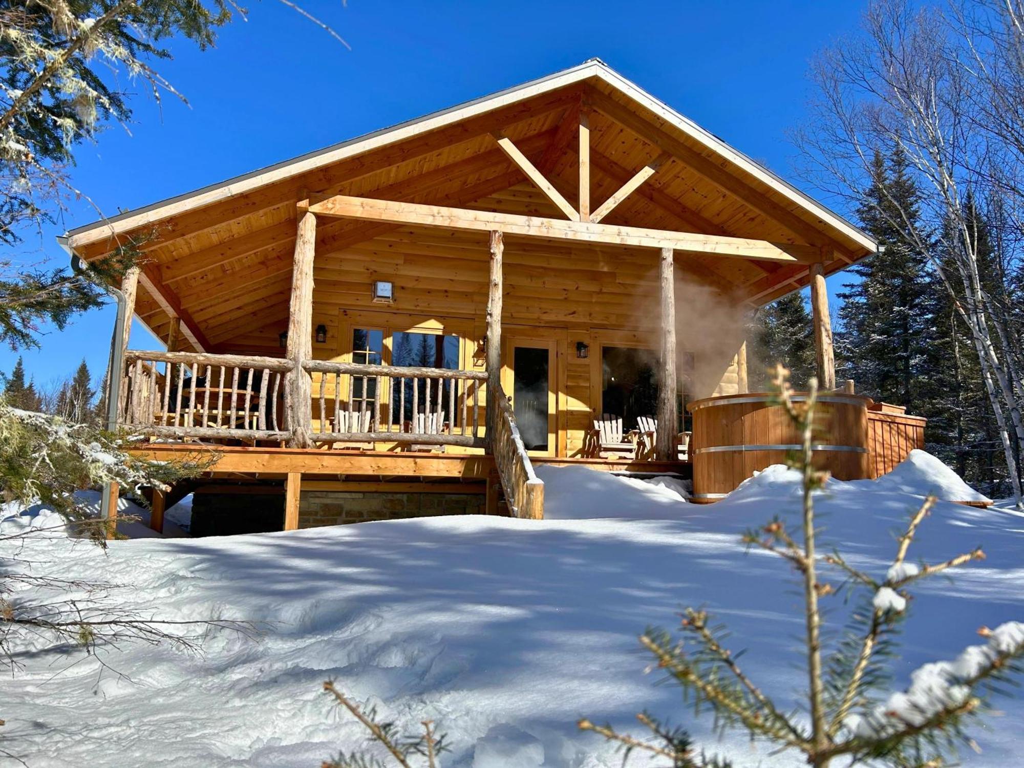 BIGFOOT - Chalets de Moh - 6 chambres - Jacuzzi La Malbaie Extérieur photo